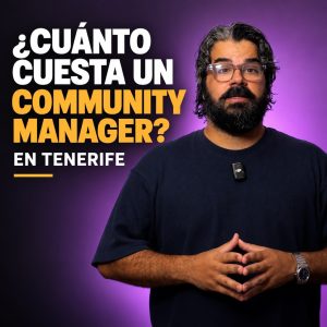Isaías López explicando cuánto cuesta un community manager en Tenerife